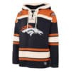 Denver Broncos Men's 47 Brand Navy Pullover Jersey Hoodie