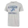 Detroit Lions Men's 47 Brand Dozer Franklin Gray T-Shirt Tee