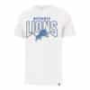 Detroit Lions Men's 47 Brand White Wash Franklin T-Shirt Tee