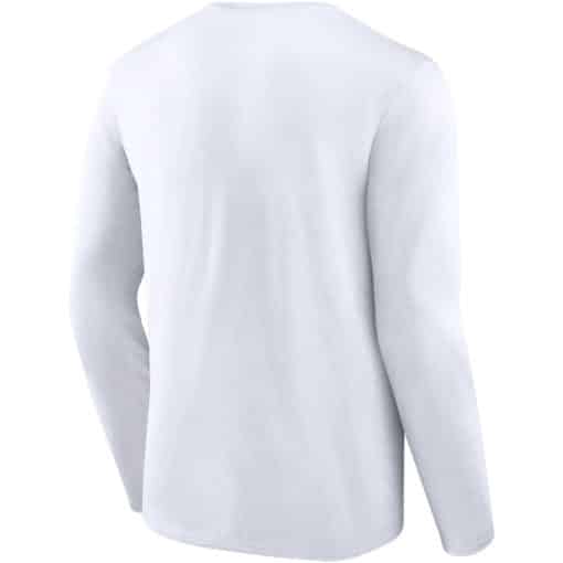 Detroit Lions Fanatics Men's White Long Sleeve T-Shirt Tee - Image 2