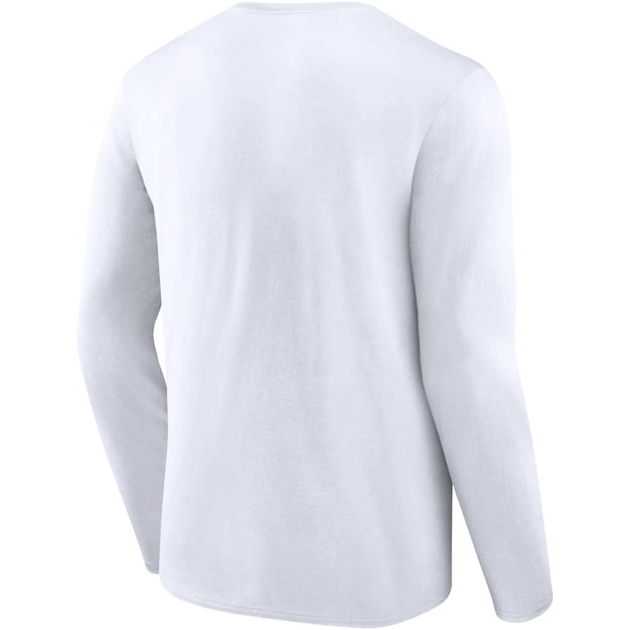 Detroit Lions Fanatics Men's White Long Sleeve T-Shirt Tee - Detroit ...