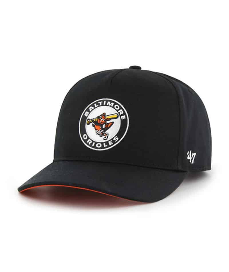 Baltimore Orioles '47 Brand Coopertown Hitch Snapback Hat-Black