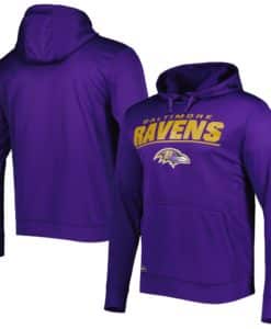 Baltimore Ravens Men's New Era Purple Stated Pullover Hoodie