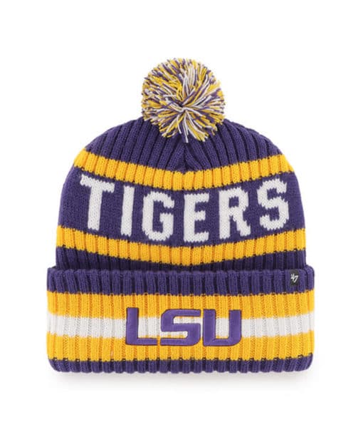 LSU Tigers 47 Brand Bering Purple Cuff Knit Hat
