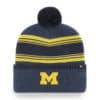 Michigan Wolverines 47 Brand Fadeout Navy Cuff Knit Hat