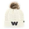 Washington Commanders Women's 47 Brand White Cream Meeko Cuff Knit Hat