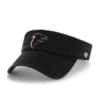 Atlanta Falcons 47 Brand Black VISOR Clean Up Adjustable Hat