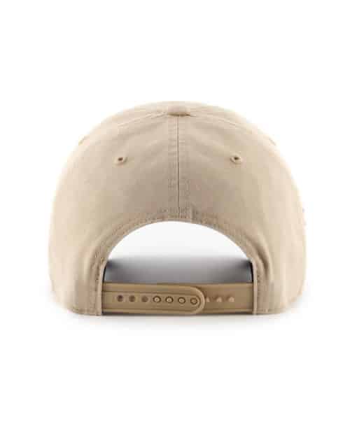 New England Patriots 47 Brand Legacy Khaki Ashford Clean Up Snapback Hat - Image 2