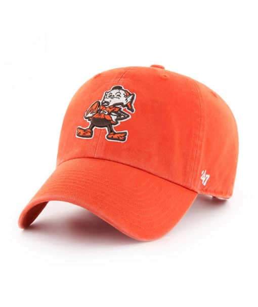 Cleveland Browns 47 Brand Legacy Orange Clean Up Adjustable Hat