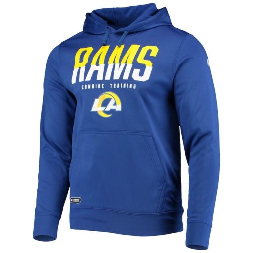 Los Angeles Rams Men's New Era Blue Pullover Hoodie