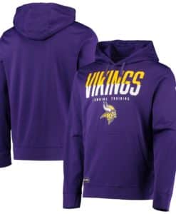 Minnesota Vikings Men's New Purple Era Big Stage Pullover Hoodie