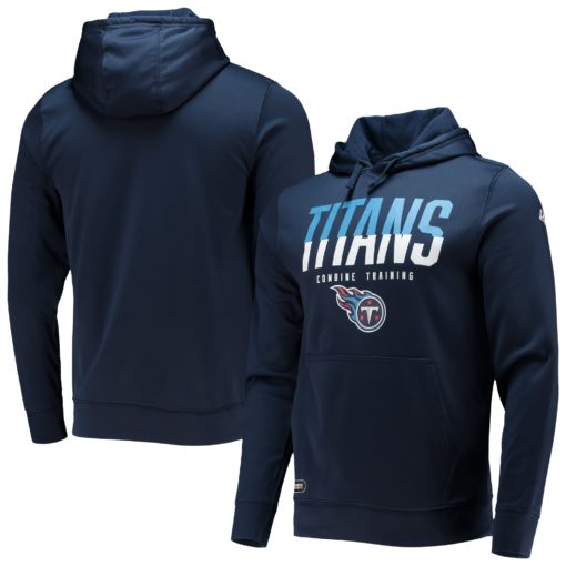 Tennessee Titans Men's New Era Navy Big Stage Pullover Hoodie