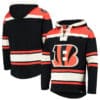 Cincinnati Bengals Men's 47 Brand Black Pullover Jersey Hoodie