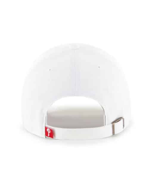 Philadelphia Phillies 47 Brand White Clean Up Adjustable Hat - Image 2