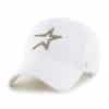Houston Astros 47 Brand Cooperstown White Clean Up Adjustable Hat