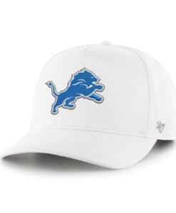 Detroit Lions 47 Brand White Hitch Snapback Hat