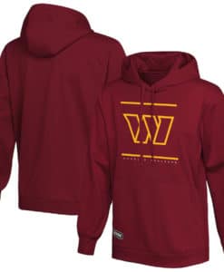 Washington Commanders New Era Men's Cardinal Pullover Hoodie