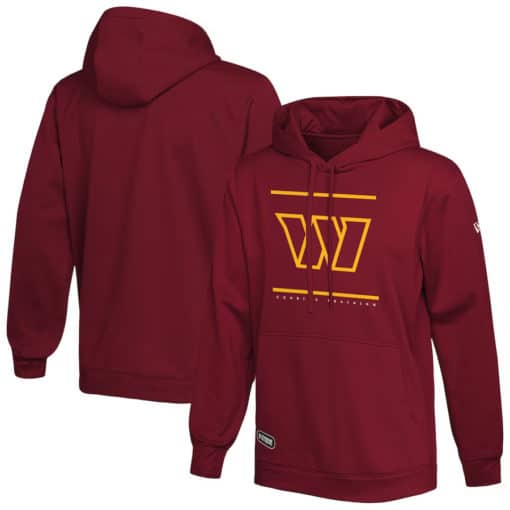 Washington Commanders New Era Men's Cardinal Pullover Hoodie