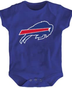 Buffalo Bills Logo Baby Blue Onesie Creeper