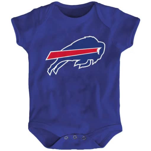 Buffalo Bills Logo Baby Blue Onesie Creeper