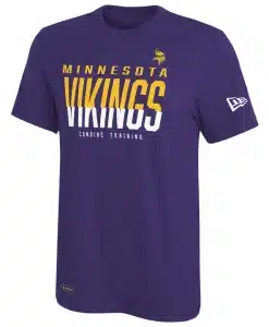 Minnesota Vikings Men's New Era Purple Split Line T-Shirt Tee