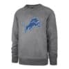 Detroit Lions Men's 47 Brand Vintage Gray Crew Long Sleeve Sweatshirt