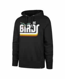 Philadelphia Eagles Men’s 47 Brand Vintage Black Headline Pullover Hoodie