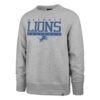 Detroit Lions Men's 47 Brand Gray Crew Long Sleeve Sweatshirt