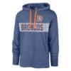 Denver Broncos Men's 47 Brand Cadet Blue Franklin Pullover Hoodie