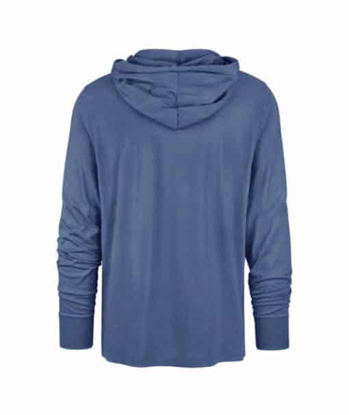 Denver Broncos Men's 47 Brand Cadet Blue Franklin Pullover Hoodie - Image 2