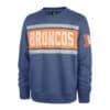 Denver Broncos Men's 47 Brand Vintage Cadet Blue Crew Sweatshirt