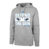 Detroit Lions Men's 47 Brand Gray Defend Headline Hoodie