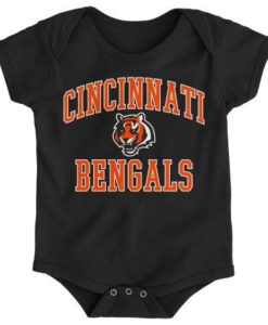 Cincinnati Bengals Baby Black Onesie Creeper