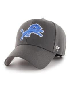 Detroit Lions 47 Brand Charcoal MVP Adjustable Hat