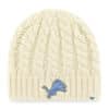 Detroit Lions Women's 47 Brand Natural Newbury Beanie Knit Hat