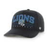 Detroit Lions 47 Brand Black Roscoe RF Hitch Snapback Hat