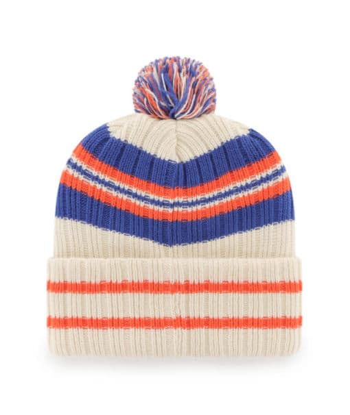 Denver Broncos 47 Brand Vintage Hone Natural Cuff Knit Hat - Image 2