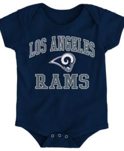 Los Angeles Rams Classic Baby Navy Onesie Creeper
