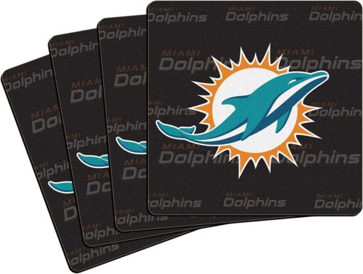 Miami Dolphins 4 Pack Coaster Set