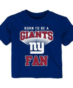 New York Giants Fan Baby Infant Blue T-Shirt Tee