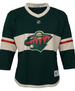 Minnesota Wild INFANT Baby Black Replica Home Jersey