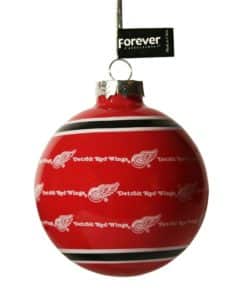 Detroit Red Wings Logo Ball Ornament