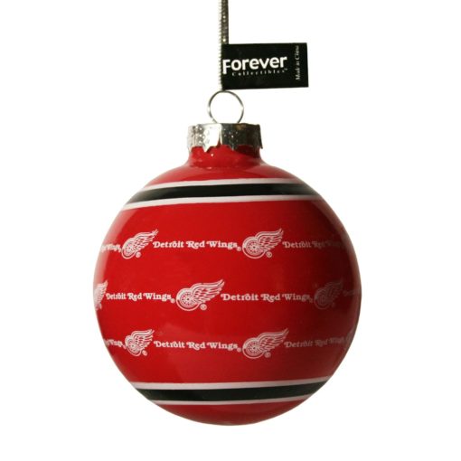 Detroit Red Wings Logo Ball Ornament