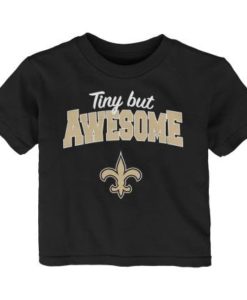 New Orleans Saints Baby Infant Black T-Shirt Tee