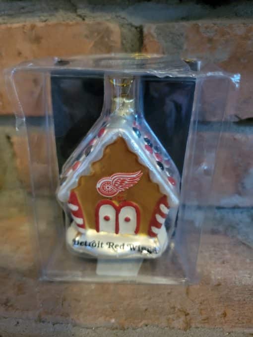 Detroit Red Wings Gingerbread House Ornament