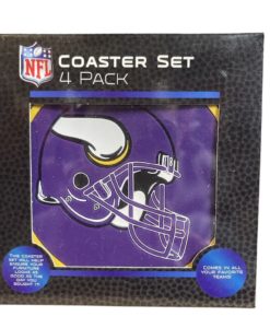 Minnesota Vikings 4 Pack Coaster Set