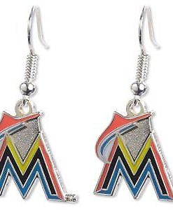 Miami Marlins Dangle Earrings