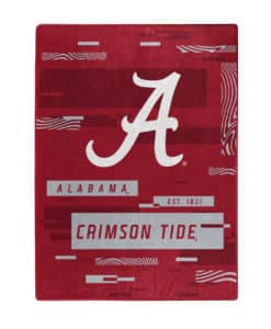 Alabama Crimson Tide 60x80 Blanket Raschel Digitize Design