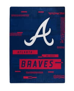 Atlanta Braves 60x80 Blanket Raschel Digitize Design