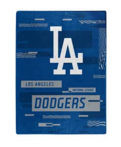 Los Angeles Dodgers 60x80 Blanket Raschel Digitize Design